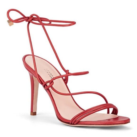 SOLD NWT Barney's NY Arese Leather Ankle-Tie Sandals - Picture 1 of 9